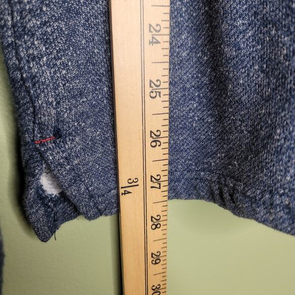 Tommy Bahama Sweater Medium Blue Fleece Sweatshirt Pullover Round Crew Neck - Picture 5 of 6